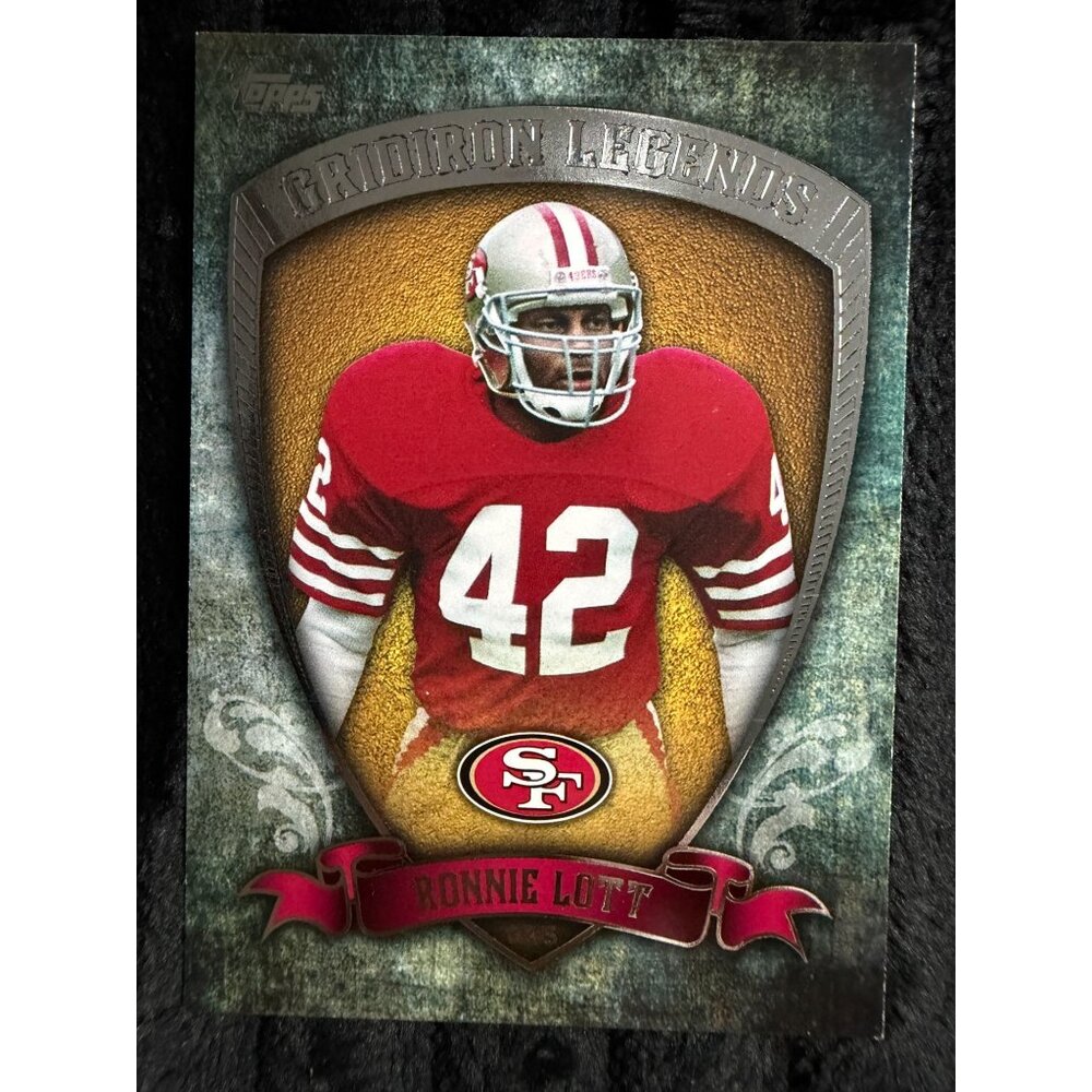 Topps 2013 Gridiron Legends Ronnie Lott San Francisco 49ers Collectible Football